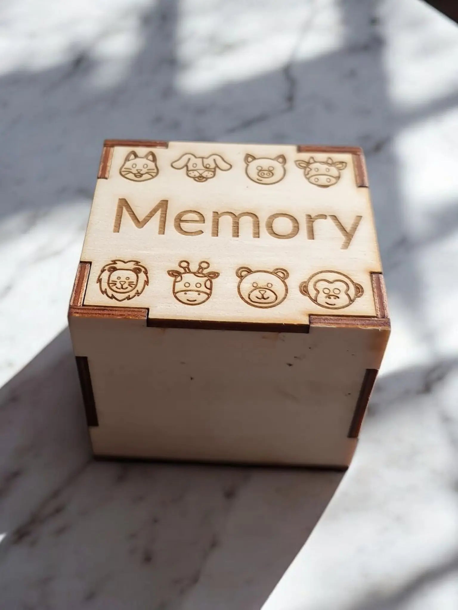 Jeu de Memory en bois - l'AtelierPerso.ch