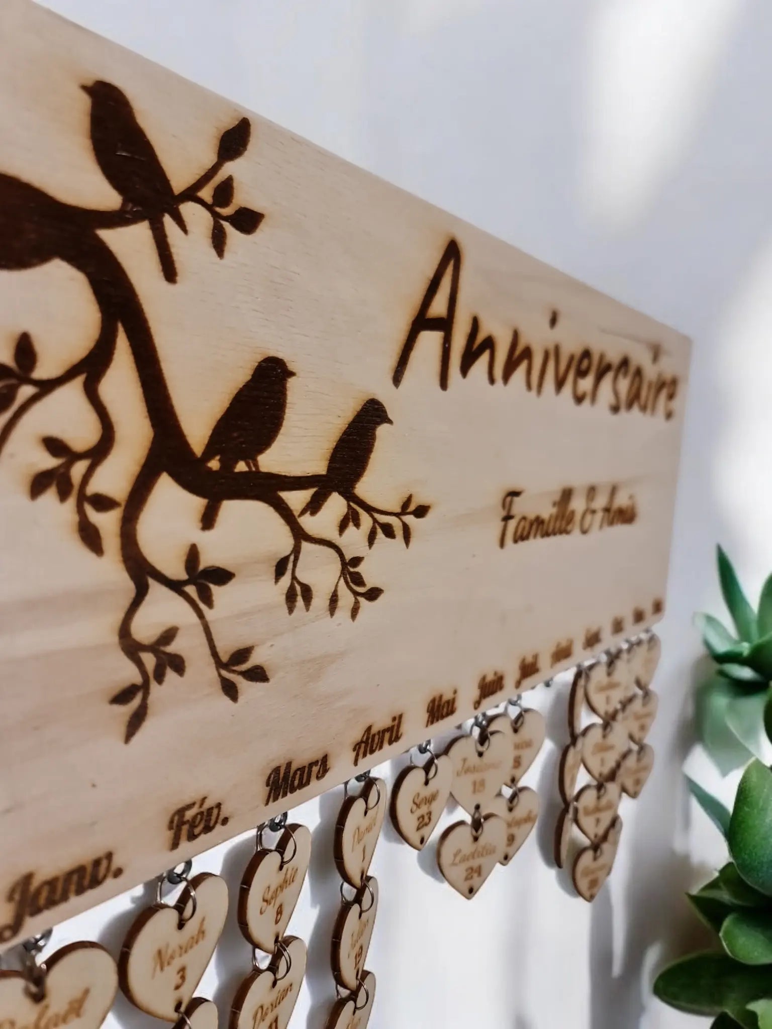 Calendrier Famille et Amis Personnalisé - l'AtelierPerso.ch