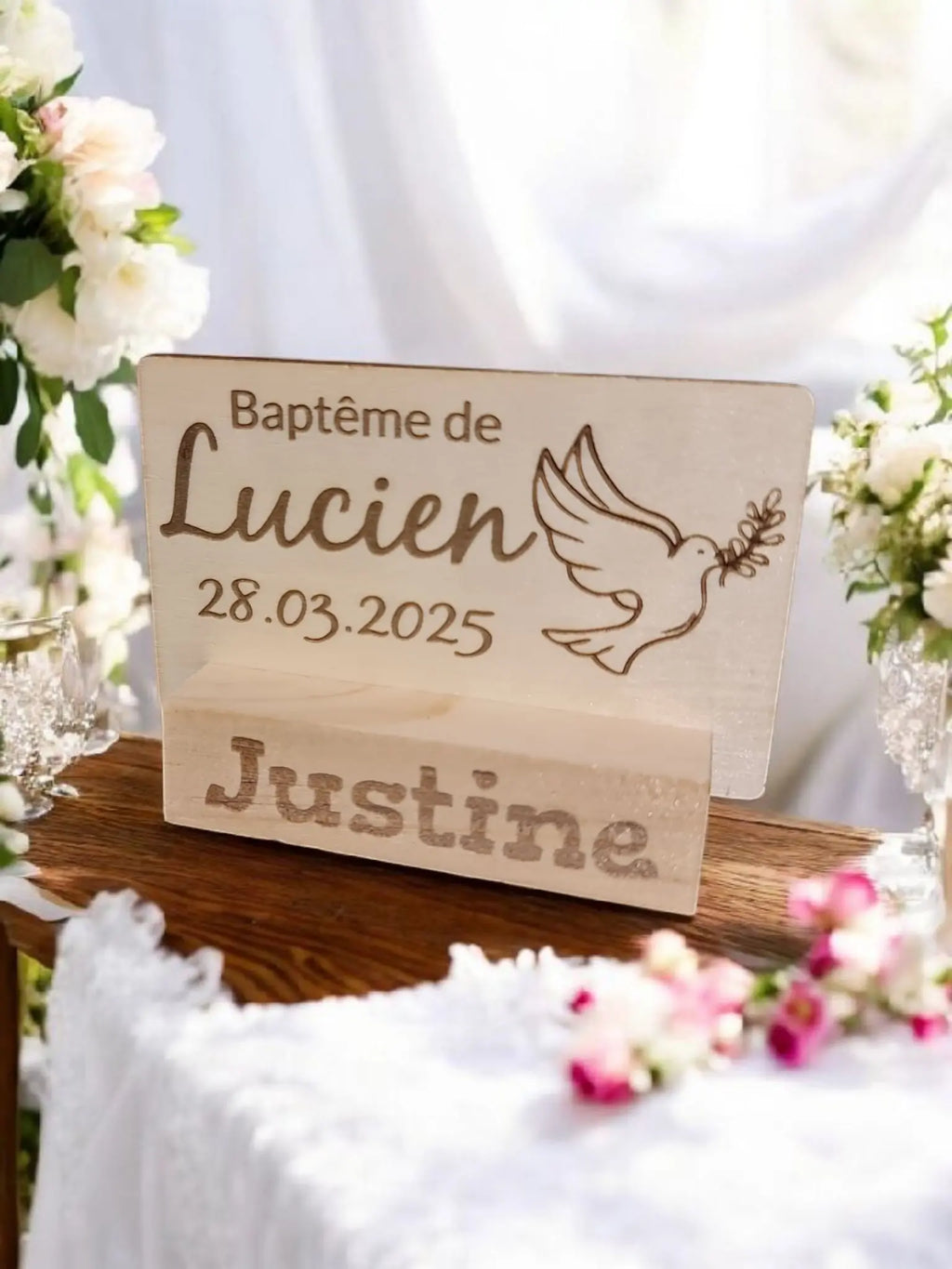 Nom de Table pour première communion - l'AtelierPerso.ch