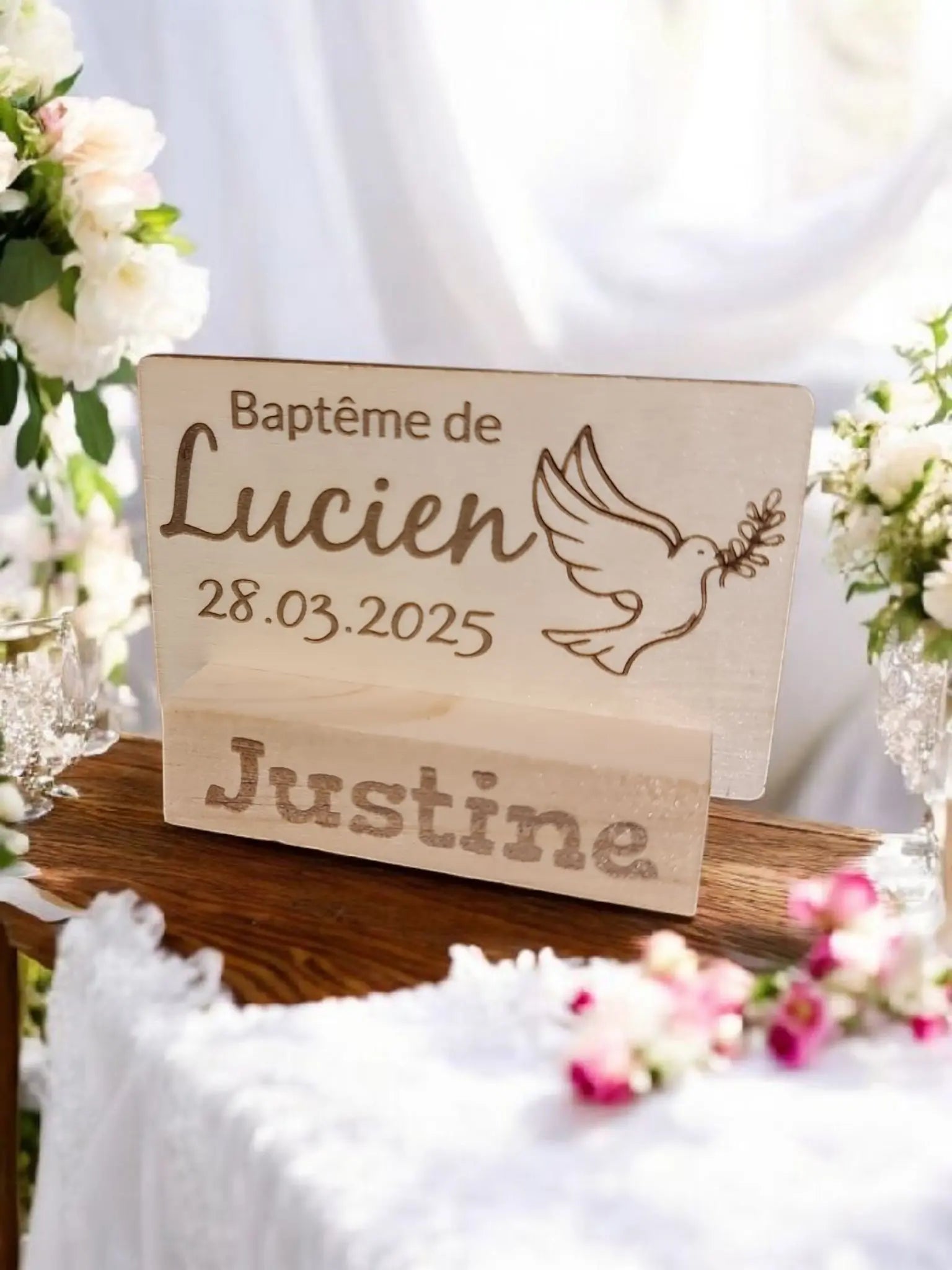 Nom de Table pour première communion - l'AtelierPerso.ch