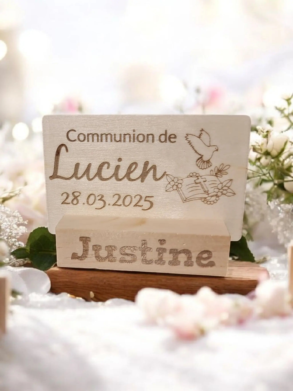 Nom de Table pour première communion - l'AtelierPerso.ch
