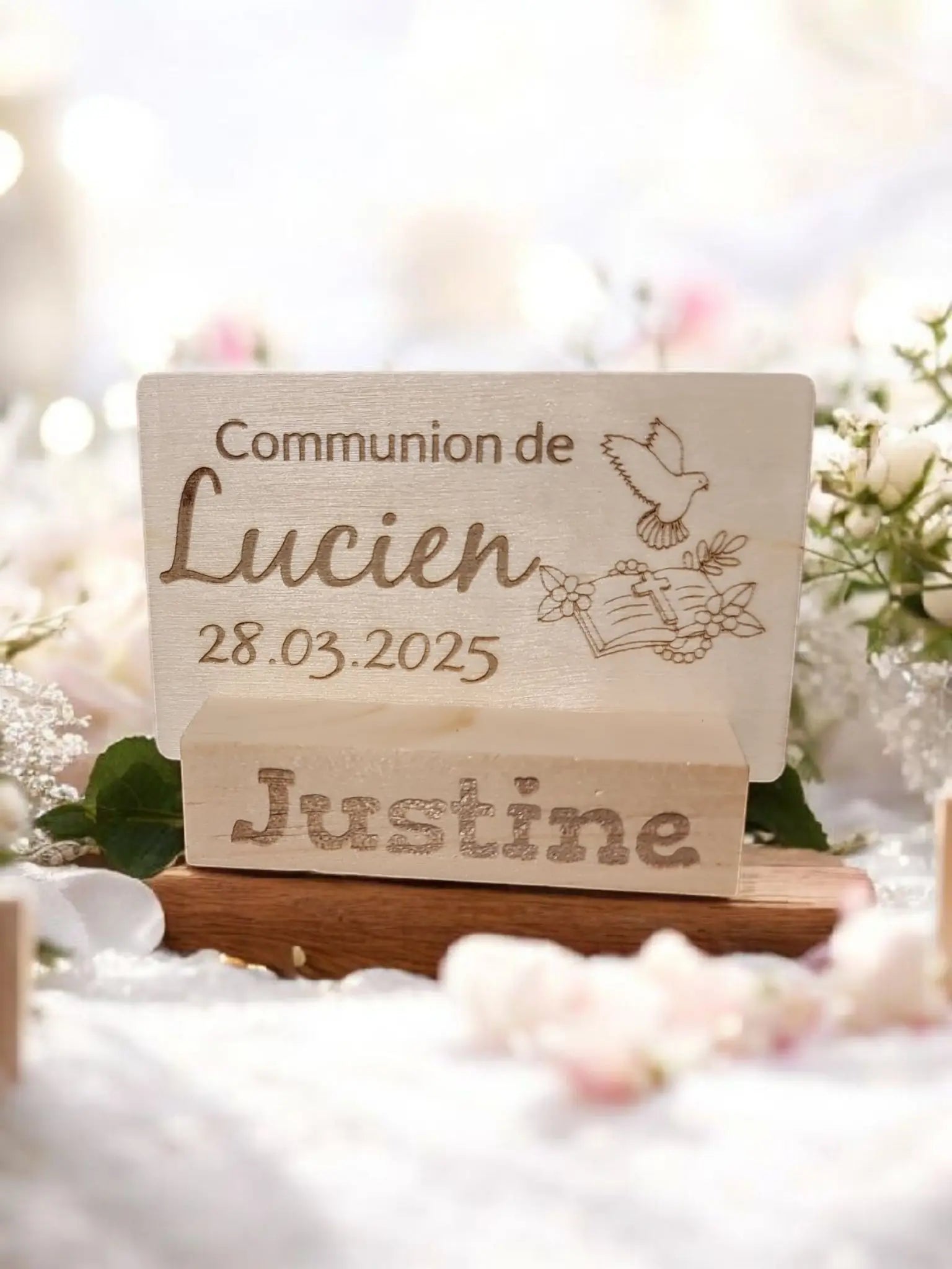 Nom de Table pour première communion - l'AtelierPerso.ch