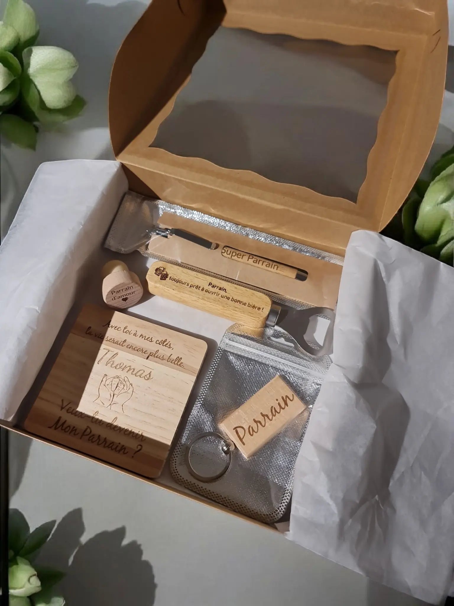 Coffret  Veux-tu être mon parrain ? - l'AtelierPerso.ch