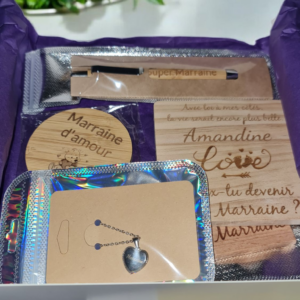 Coffret n°2 Veux-tu être ma marraine