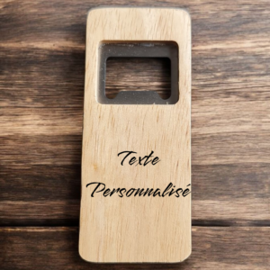 Décapsuleur en bois personnalisable