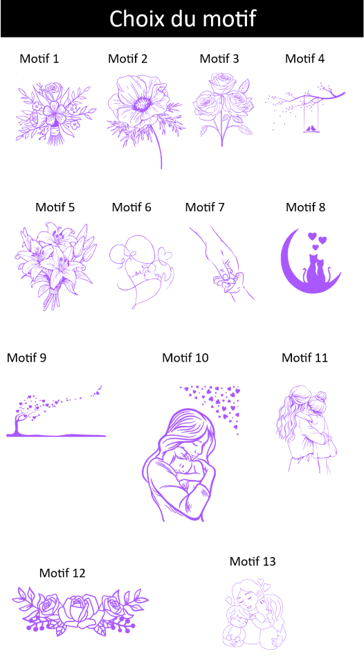 Box lumineuse LED spéciale fête des mères