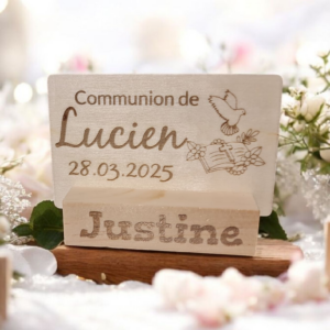 Nom de table pour première communion